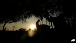 Miles de migrantes centroamericanos esperan en la frontera entre México y Estados Unidos para poder solicitar asilo.