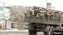 Tentara Nigeria dalam sebuah operasi di Maiduguri, Nigeria (foto: dok).