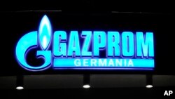 FILE - Russian gas export monopoly Gazprom faces charges of abusing its dominant position in central and eastern Europe, which could lead to a fine of up to $15 billion.