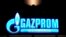 FILE - Russia's Gazprom logo