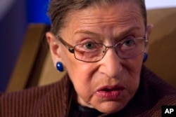 FILE - Supreme Court Ruth Bader Ginsburg