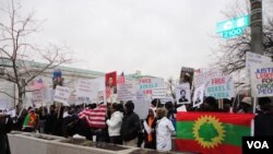 የኦሮሞ ተወላጆች ሠልፍ በዩናይትድ ስቴትስ የውጭ ጉዳይ መሥሪያ ቤት 