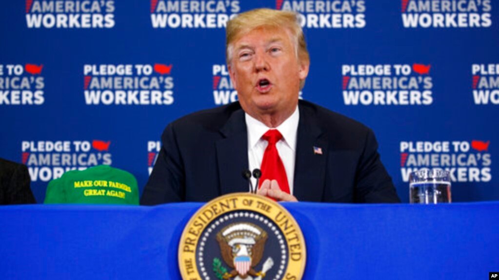 Trump en Iowa: "Acabamos de abrir Europa para ustedes, los agricultores"