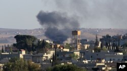 Kota Kobani yang didiami etnis Kurdi di Suriah utara dikepung oleh militan ISIS (foto: dok).