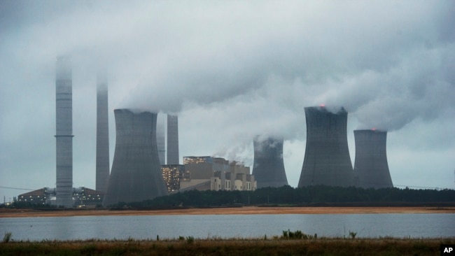 美国乔治亚州一座火力发电厂 - 资料照片