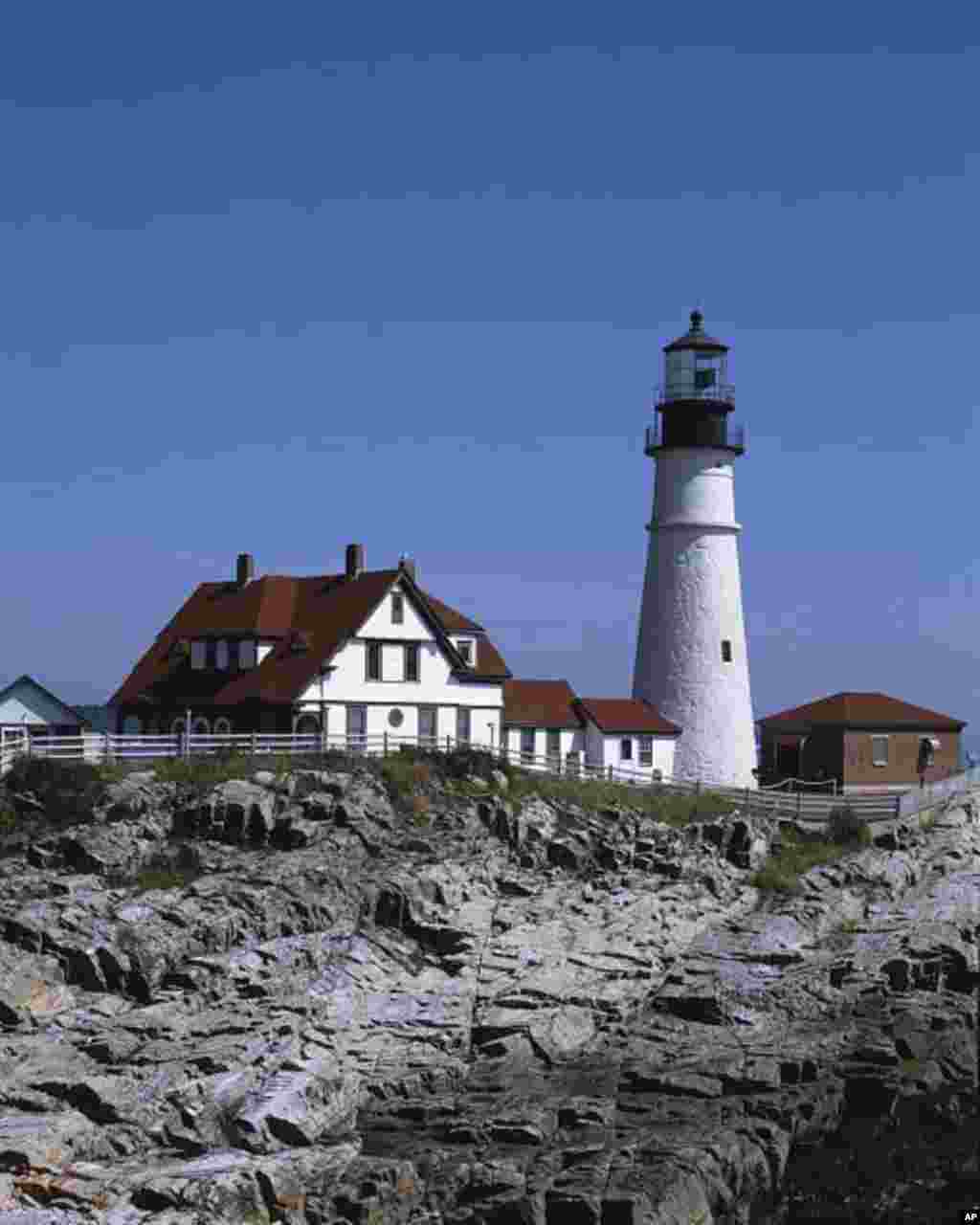 Portland Head Light in Portland, Maine.