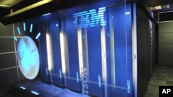 FILE - A photo provided by IBM shows the IBM computer system known as Watson, Jan. 13, 2011.