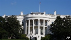 미국 수도 워싱턴의 백악관 건물. (자료사진)