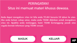 A screen grab of zoyaamirin.com, a site for sex education in Indonesia.