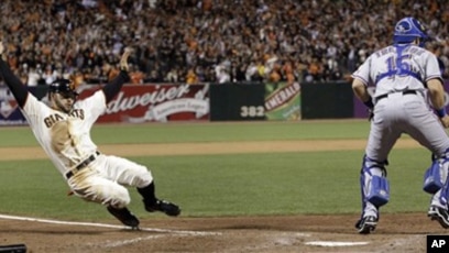 San Francisco Giants win first World Series title since 1954