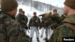 Морські піхотинці США під час спільних навчань у Норвегії, жовтень 2019