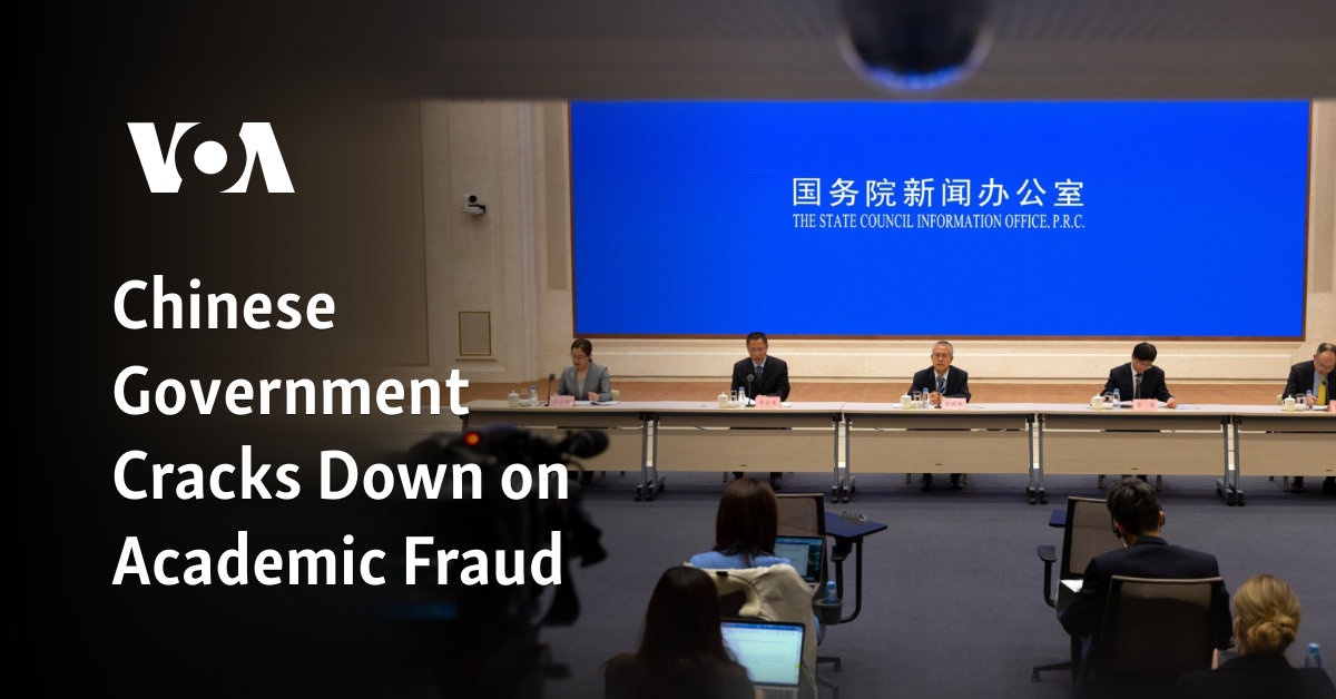 Chinese Government Cracks Down on Academic Fraud