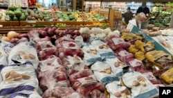 An assortment of potatoes are for sale in the produce section at a Publix Supermarket, Nov. 16, 2021 in North Miami, Fla.