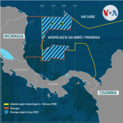 El 19 de noviembre del 2012 fue el más reciente fallo de la Corte Internacional de Justicia falló por la disputa territorial y de delimitación marítima entre Nicaragua y Colombia.