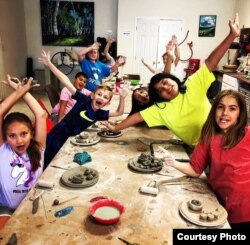 Clay and Metal Loft's summer camp inspires young artists in the community. (A. Manson)