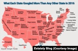 Google Terms by US State