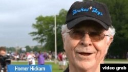 Homer Hickam, penulis buku populer “Rocket Boys.” (Foto: videograb)