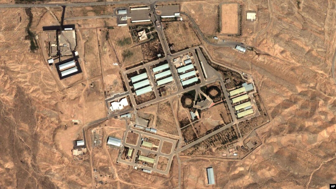 Satellite image provided by DigitalGlobe and the Institute for Science and International Security shows the military complex at Parchin, Iran, 30 kilometers southeast of Tehran, file photo 2004.