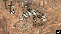 Satellite image provided by DigitalGlobe and the Institute for Science and International Security shows the military complex at Parchin, Iran, 30 kilometers southeast of Tehran, file photo 2004.