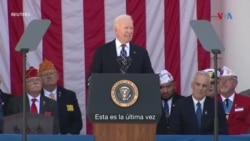 Biden: "Esta es la última vez que estaré aquí en Arlington como comandante en jefe"