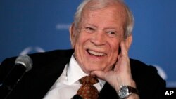 FILE - This March 21, 2012 file photo shows former Senate Majority Leader Howard Baker in Washington, who has died