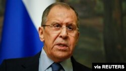 세르게이 라브로프 러시아 외무장관.
