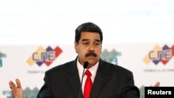 Presidente de Venezuela Nicolás Maduro en foto de archivo. Cinco países firmarán una carta en la que denunciarán a Maduro ante la Corte Penal Internacional por violación de derechos humanos, informó el canciller peruano Néstor Popolizio.