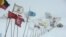 The Oceti Sakowin camp during a snowstorm as activists continue to protest the Dakota Access pipeline near the Standing Rock Indian Reservation, near Cannon Ball, North Dakota, Nov. 29, 2016.