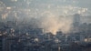 Smoke from an Israeli strike billows from Beirut's southern suburbs, amid the ongoing hostilities between Hezbollah and Israeli forces, in Beirut, Lebanon, Oct. 5, 2024.