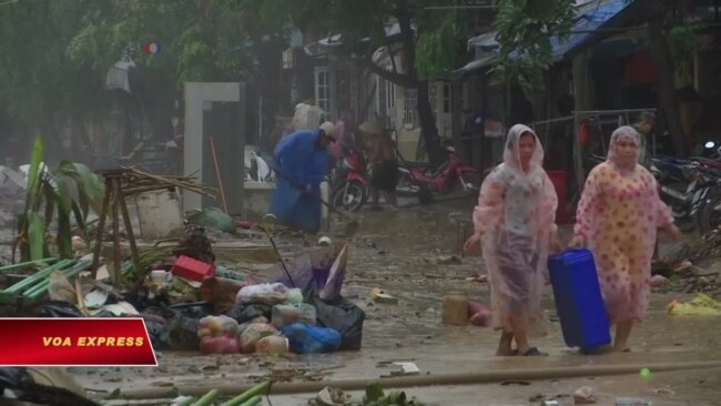 Mỹ hỗ trợ Việt Nam hơn 1 triệu đô khắc phục hậu quả bão Damrey