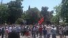 Protest pristalica Demokratskog fronta 