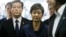 Ousted South Korean President Park Geun-hye arrives at the Seoul Central District Court for hearing on a prosecutors' request for her arrest for corruption, in Seoul, South Korea, March 30, 2017.