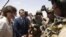FILE: French President Emmanuel Macron meets soldiers of Operation Barkhane, France's largest overseas military operation, in Gao, northern Mali. Taken May 19, 2017. 