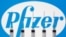 រូបឯកសារ៖ បដាសម្គាល់ក្រុមហ៊ុន Pfizer ត្រូវបានថតនៅថ្ងៃទី១០ ខែវិច្ឆិកា ឆ្នាំ២០២០។