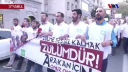 Arakan’daki Şiddet İstanbul’da Protesto Edildi