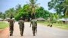 Militares moçambicanos, Mocíimboa da Praia, Mozambique. (Photo by ADRIEN BARBIER / AFP)