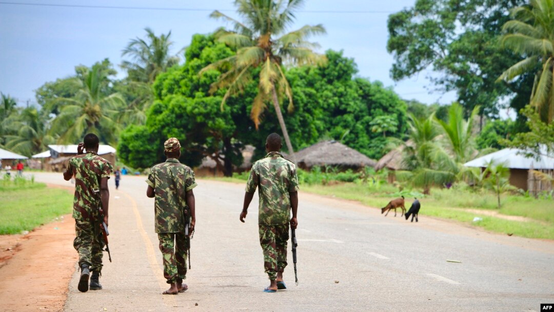 Bamwe mu Basirikare ba Mozambique 