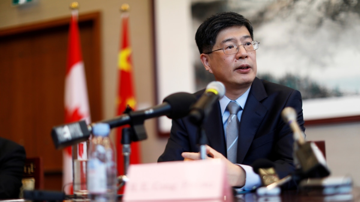 中国驻加大使威胁渥太华，禁止华为参与5G网络项目后果严重