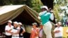 Uloma Mbuko playing at the 2014 Zambia Women Open at the Ndola Golf Club. Mbuko has played golf for 17 years, becoming Nigeria’s premier female golfer after winning more than 200 awards. (Courtesy Uloma Mbuko)