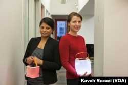 LuminAID co-founders Anna Stork and Andrea Sreshta