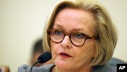 Democratic Senator Claire McCaskill, D-Mo., in this September 16, 2014 file photo (AP Photo/Lauren Victoria Burke)