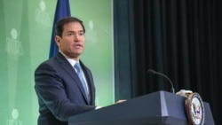 卢比奥国务卿在美国国务院就关键矿产部长会议同新闻媒体交谈。(2026年2月4日)