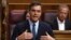 FILE - Spanish Prime Minister Pedro Sanchez, pictured during a parliamentary session in September 2019, said Nov. 1 that U.N. confirmation that a climate summit would be held in his country in December was "excellent news."
