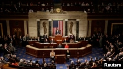 FILE - The U.S. House of Representatives, Capitol Hill, Washington October 29, 2015.