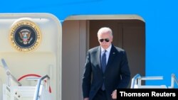جو بایدن، رئیس جمهوری آمریکا، با هواپیمای ریاست جمهوری «ایر فورس وان» روز سه‌شنبه ۱۵ ژوئن وارد ژنو شد