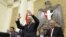 FILE - In this Jan. 10, 2016, photo, Ali Abdel-Al waves after being elected Speaker of Egypt's parliament, in Cairo, Egypt.