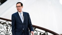 El secretario del Tesoro de los Estados Unidos, Steven Mnuchin, en Biarritz, Francia, el 25 de agosto de 2019.