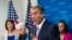 House Speaker John Boehner, joined by members of the Republican Caucus, demands that the White House and congressional Democrats negotiate with congressional Republicans about ways to re-open the government and address criticisms of the nation's new health care law, Oct. 4, 2013.
