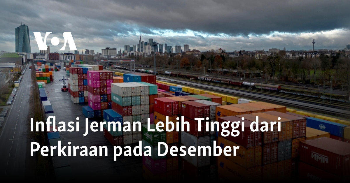 Inflasi Jerman Lebih Tinggi dari Perkiraan pada Desember