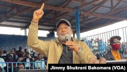 AFC Leader Corneille Nangaa announcing new local leaders in the rebel held area - 02-06-2025. Photo: Jimmy Shukran Bakomera